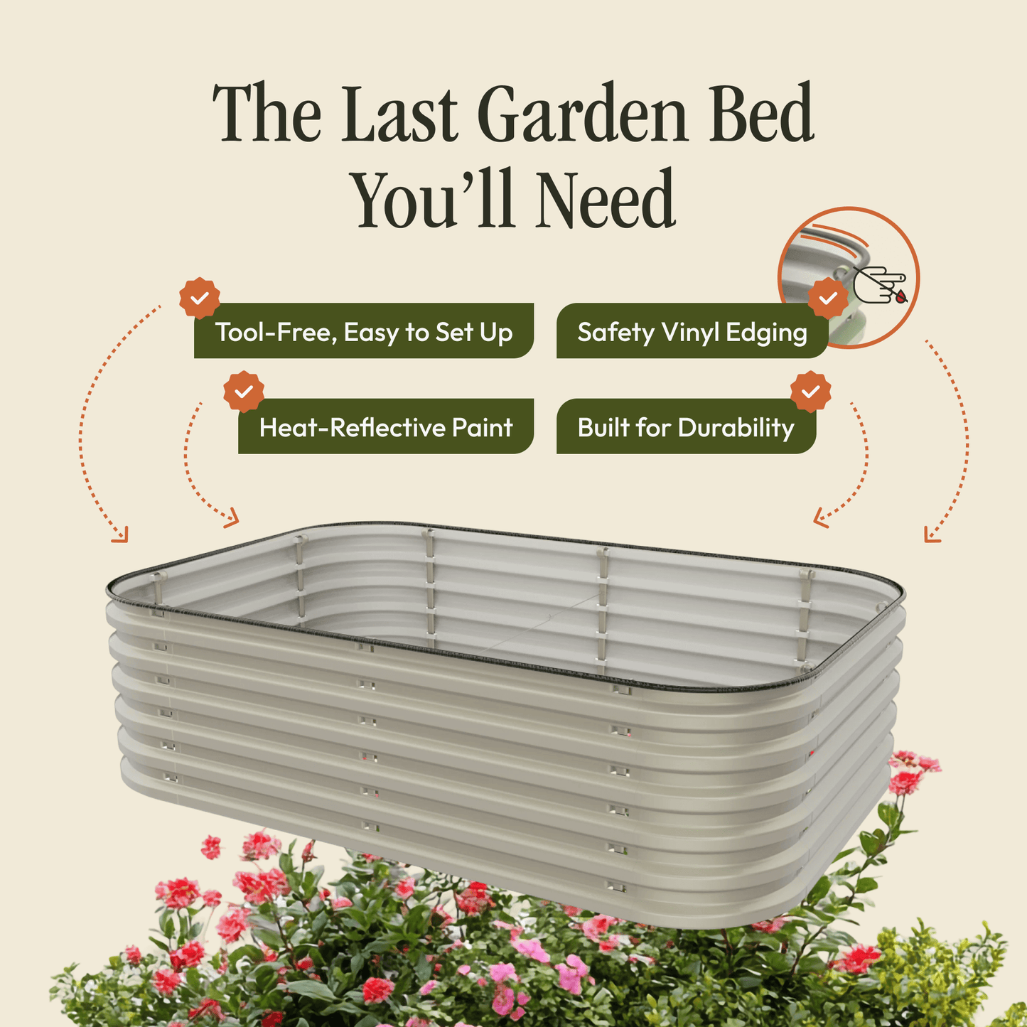 Premium Metal Raised Garden Bed Kit