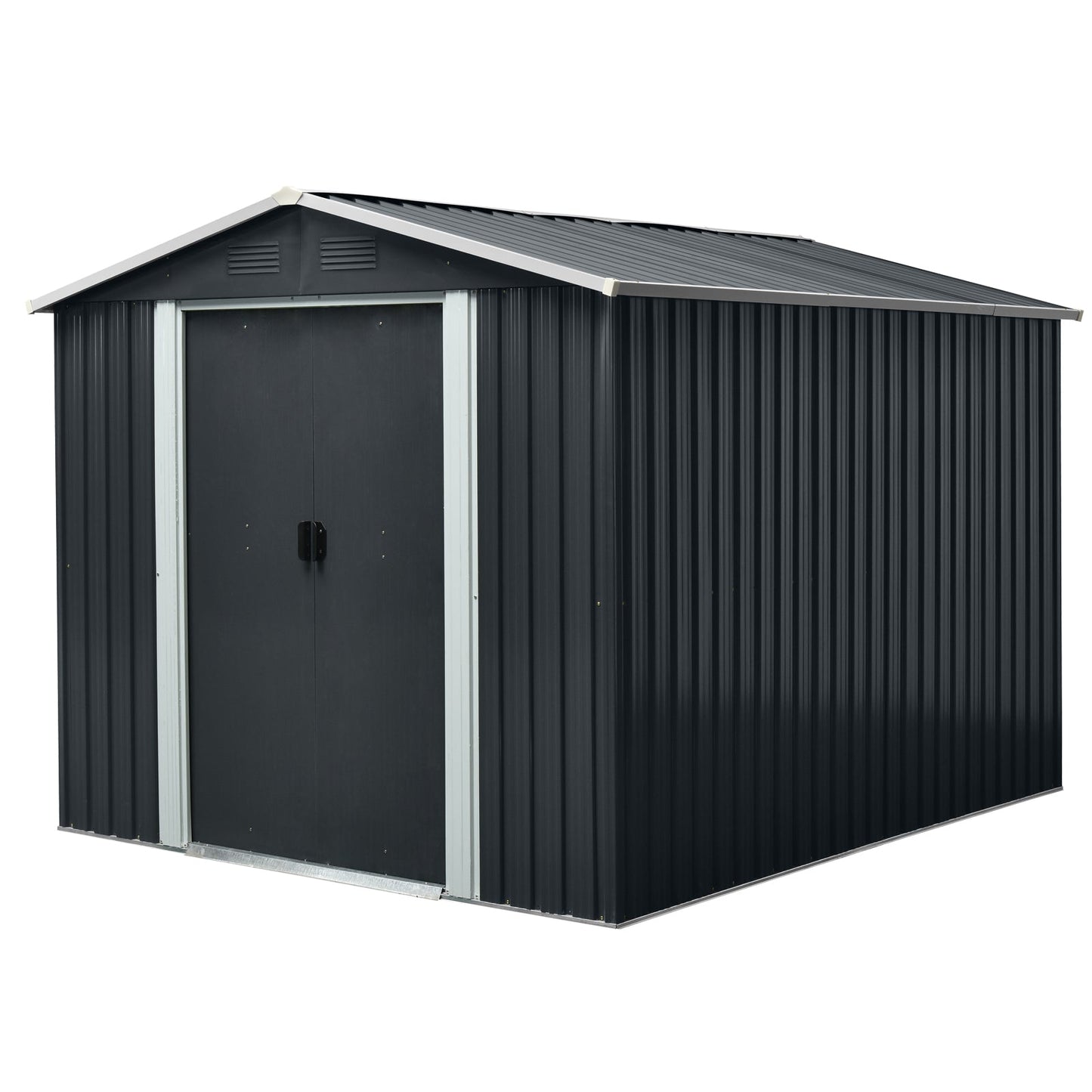 8ft x 10ft Outdoor Metal Storage Shed
