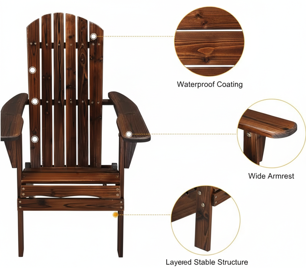 Folding Adirondack Chair