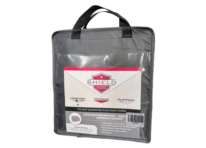 Fire Pit Cover Square 42"-48" - 49''Wx49''Dx12''H - Mercury