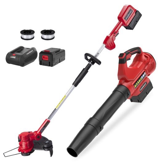 40V String Trimmer & Edger + 40V Leaf Blower Combo Kit