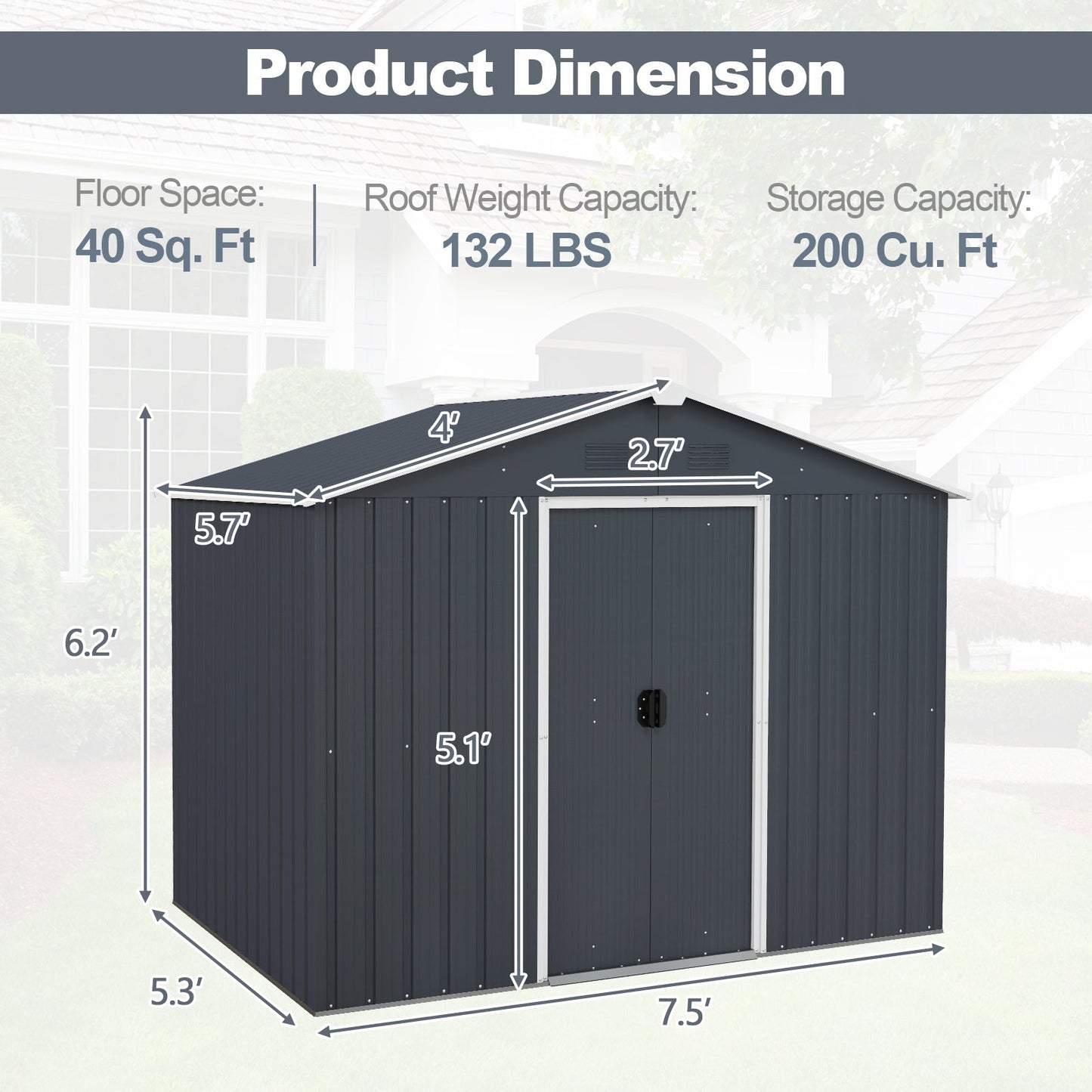 Outside Storage Shed