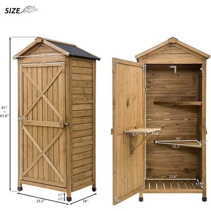 Outdoor Wooden Storage Sheds